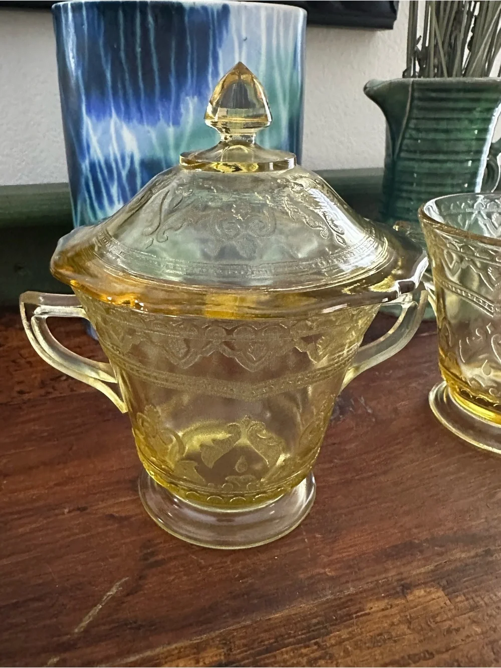 Patrician Cream and Sugar with Lid